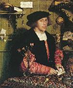 Hans holbein the younger Portrait of the Merchant Georg Gisze china oil painting reproduction